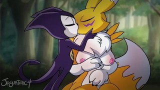 Renamon x Impmon Explosive Uncensored Digimon Hentai Fuck