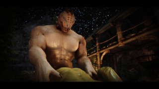 Argonian Mating Season Intense Scaly Breeding Ecstasy