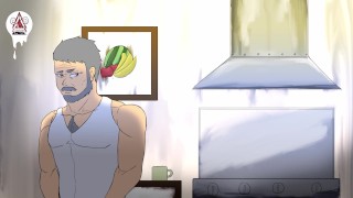 Hentai Plumber Ravages Busty Housewife’s Leaky Pussy