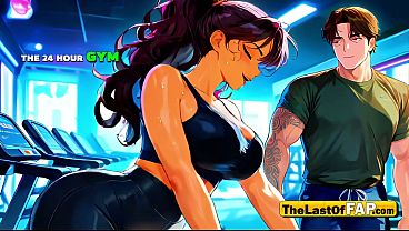 24-Hour Gym Creampie Hentai: Wild All-Night AI Anime Fantasy