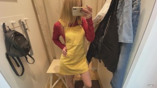 Naughty College Coed Fucked in Fitting Room No Purchase