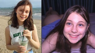 Spring Break Sin – Beach Cutie Makes Him Cum THREE TIMES!