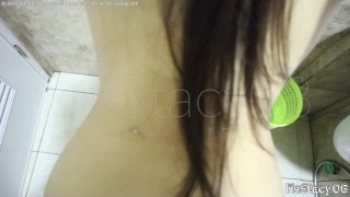 Pinay College Student Sneaky Fuck in Classmate’s Bathroom