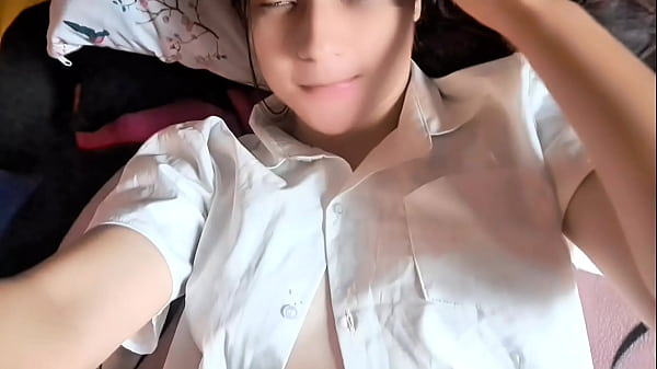 Shy Asian College Girl Blushes Before Wild Post-Uni Fuck