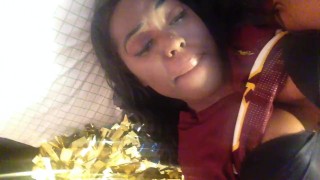 Pussy Play after Cheer Practice in Hot Campus Sorority