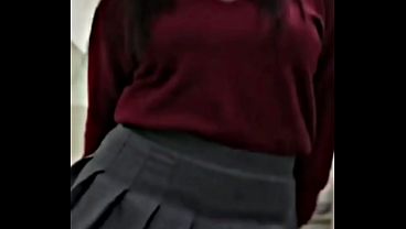 Naughty University Coed 19yo Records Wild Anal in Bathroom!