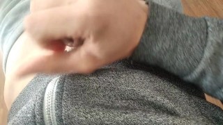 Giant Cock Dumps Massive Slow-Motion Cumshot in Horny Display