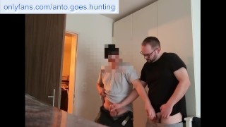 Plumbing Surprise: Handsy Handyman Gets His Dick Wet