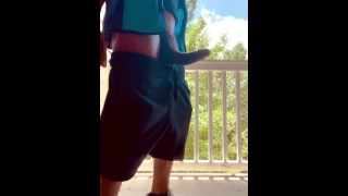 BBC Amazon Delivery Driver Intense Public Stroke Session
