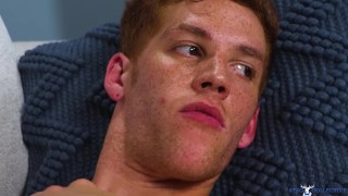 Big Cock Jock Chris White Explodes With Voyeur Watching