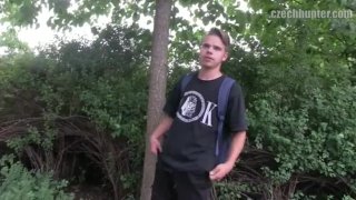 CZECH HUNTER 260 – Hunk Enjoys A Good Bareback Pounding Out In The Wild