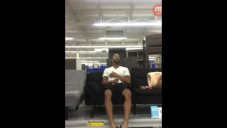 Duriel Hines Intense Walmart Jack Off Session Exposed