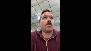 Grocery Store Massive Butt Plug Intense Gay Public Run