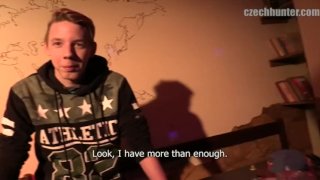 Czech Hunter 295: Seductive Twink Raw Cash Encounter