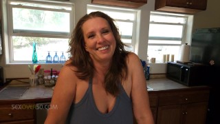 MILF Stepmom Learns Cards & Gives Stepson Addictive Ride