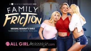 MILF Mom’s Erotic Massage by Horny Lesbian Stepdaughters!