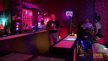Beautiful Christmas MILF Strippers Give Hardcore Anal Gangbang