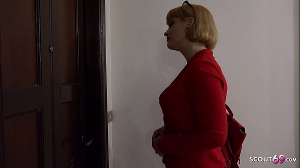 MILF Mom Catches Young Stud Jerking & Teaches Him Right