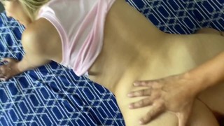 Horny Step Sister Gets Caught Masturbating by Her Step Brother