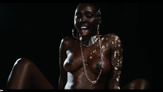Real Life Vore: Black Goddess Squirts Over Veronica Leal and Swallows Her