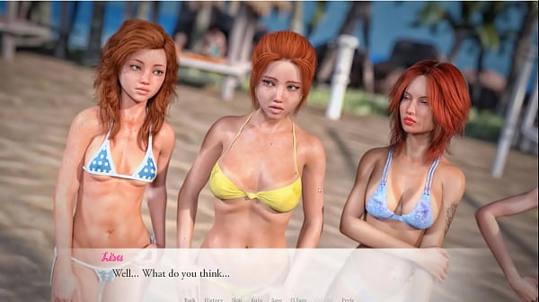 Beauty and the Thug – Beach Ball topless