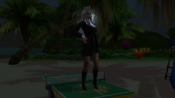 Nun at Beach