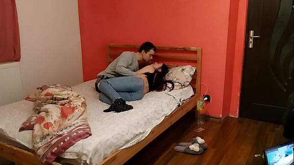 Young couple beautiful lovemaking