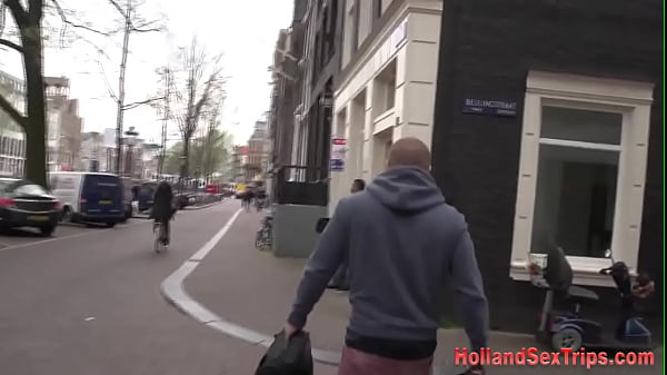Dutch hooker sucking dick