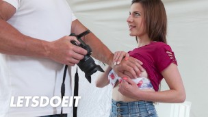 Rita’s Lewd Photo Shoot – Voyeuristic Photographer Exploits Amateur Babe’s Nudes