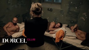 Prison Bitch Initiation: Hard Gangbang and Brutal Anal for the Newbie Con