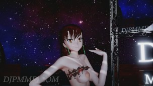 Misaka Mikoto from Railgun Goes Wild on Beach – MMD R18 Animation 1296p