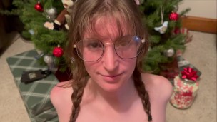 Naughty Teen Miss Summer Monarch’s Gift – Fucked Hard in Every Hole on Christmas Morning