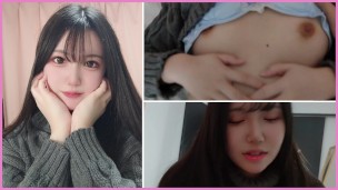 Cozy Knitwear Seduction: Cute Japanese Cutie’s Warm Embrace