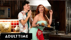 MILF Lauren Phillips Seduces Scrawny Teen, Loves His Small Dick
