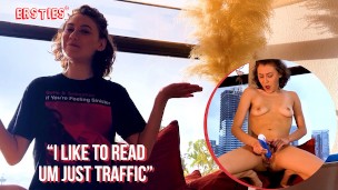 Public Exhibitionist Babe Moans Loudly While Masturbating for Onlookers – Live Cam Show