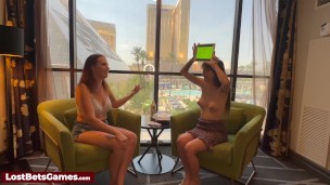 Charades of Desire: Two Hot Girls’s Steamy, Impromptu Sex Game
