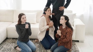 MILF Triad: Three Desperate Housewives Compete for Husband’s Pleasure in Free Use Fantasy