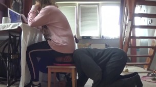 deep throat 7-inch cock gagging