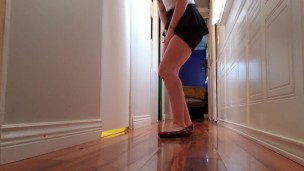 Desperate Wetting Accident After A Long Day At The Office.