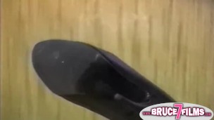 Busty Retro Lesbian Toy Play
